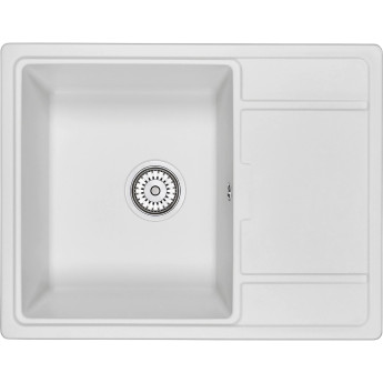 Кухонная мойка GRANULA GR-6503 арктик (белый)
